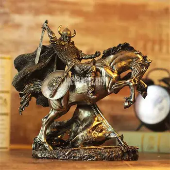 

JDSYS Creative Handmade Resin Figure Sculpture Decoration Retro European Statue Decoration Art and Craft Ornament Accessories