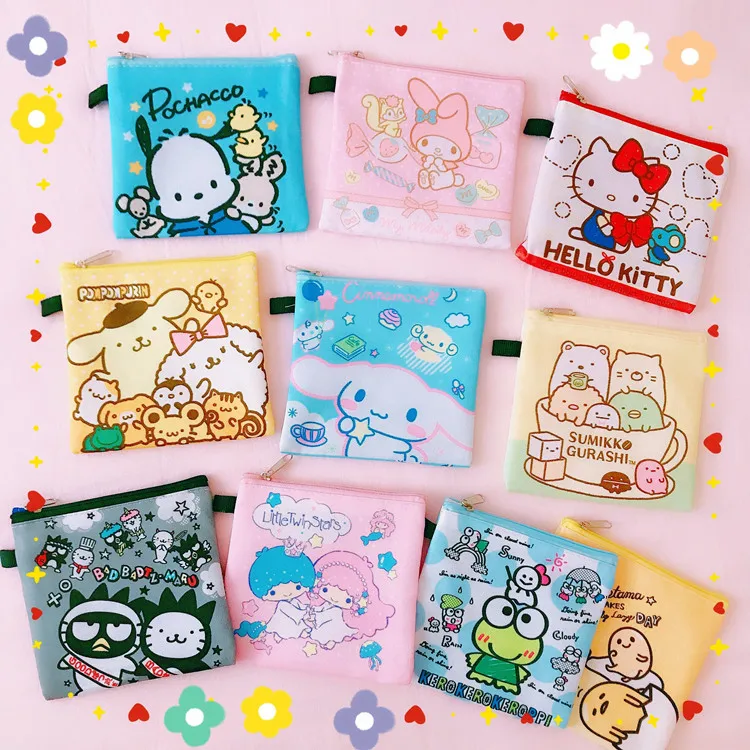 

Cartoon Japan Sumikko Gurashi lovely frog melody big ear dog coin purses bags for girls