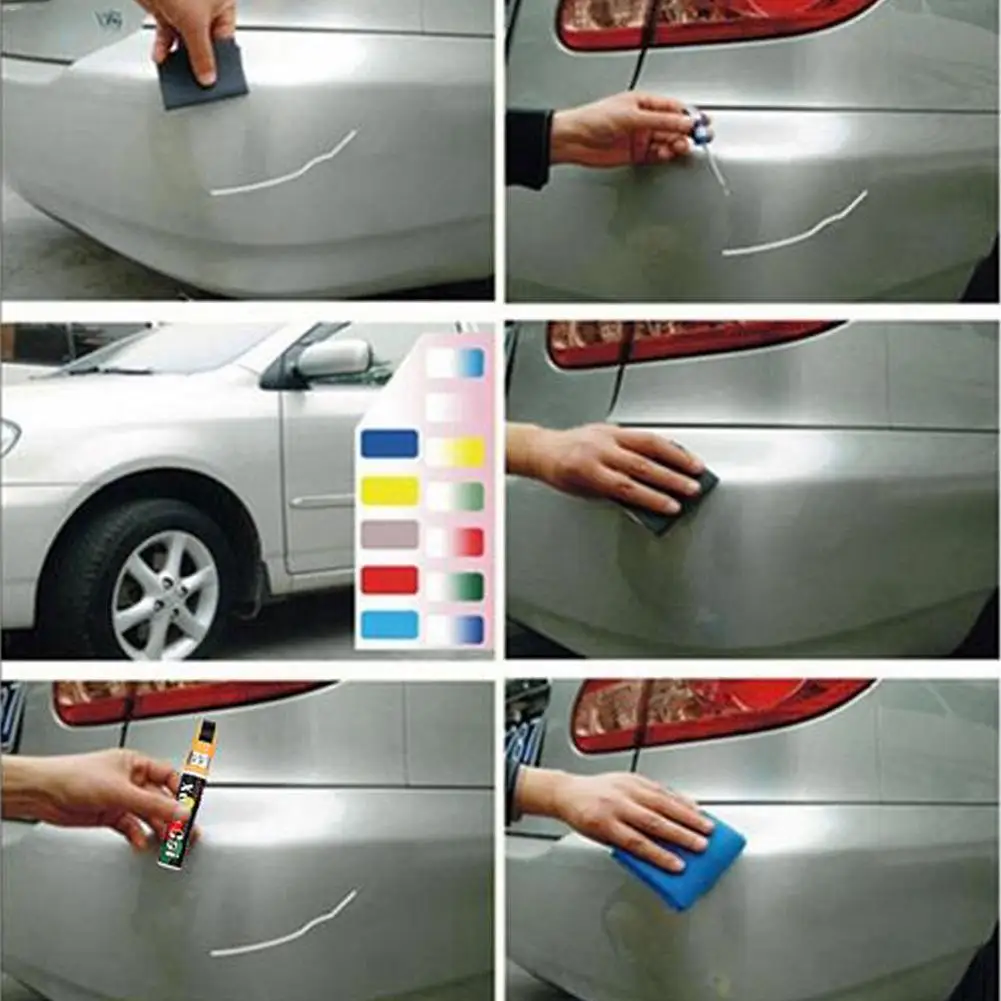 Профессиональная Матовая авторучка для ремонта царапин авто Уход 3 цвета ремонт царапин автомобиля уход за краской автоматическая ручка