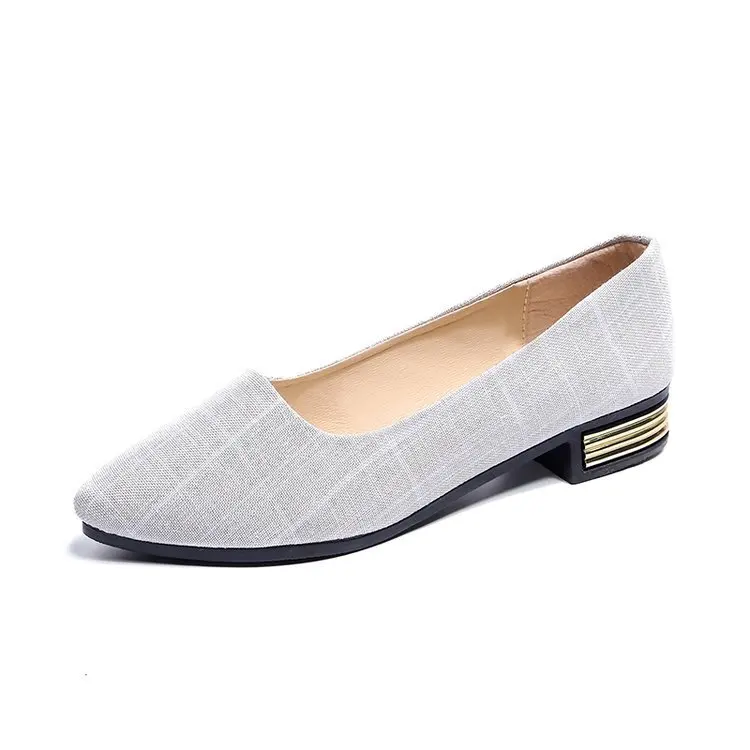 

Korean version of the work shoes women 2019 new summer flat shoes shoes pointed black tide four seasons shallow shoes
