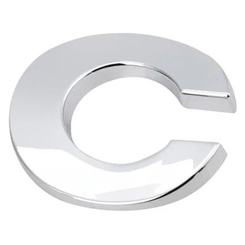 Buy 3D DIY Metallic Alphabet Sticker Car Emblem Letter