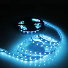 SMD 5050 DC12V 5m LED Strip Waterproof Flexible Light 60LEDs/m Ice Blue/Pink/Golden Yellow (A5)