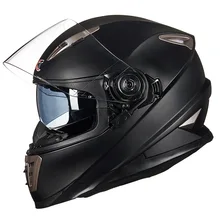 Шлем с двойными линзами для мотоциклистов с системой блокировки Sheld GXT 999 moto rbike шлем moto casco