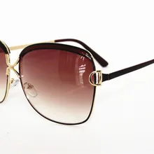 Nuevas gafas de sol de diseñador de marca de alta calidad, modernas gafas de sol clásicas para mujer, montura blanca, gafas de sol femeninas