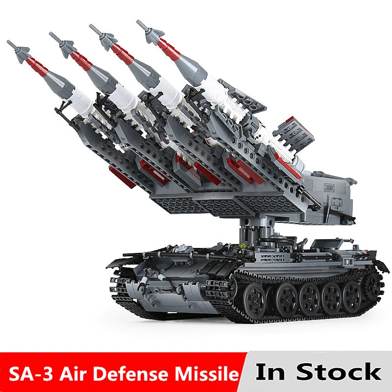 

MOC Series The SA-3 Air Defense Missile Kit Model Set Building Blocks Bricks Toys For Children Kids Birthday Gifts