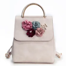 Lacattura New America рюкзак цветочный искусственная кожа Mochilas 2017 Vintage feminina школьные сумки для подростков