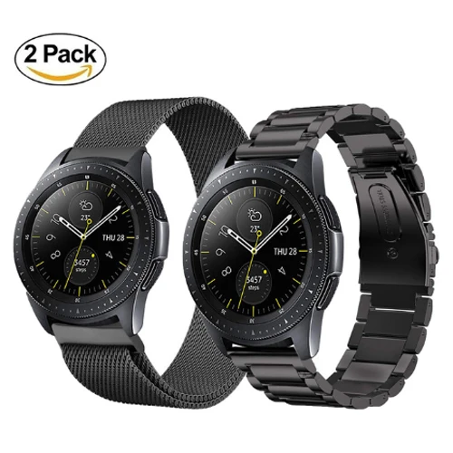 Пленка+ инструмент+ ремешок для часов для samsung galaxy watch active gear S3 Frontier 46 мм 42 мм ремешок 22 мм/20 мм ремешок из нержавеющей стали - Цвет ремешка: 3