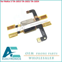 Для Nokia 5 TA-1053 TA-1024 кнопка Home возврат в меню Датчик отпечатков пальцев гибкий кабель TA1053 TA1024 аксессуар пряди