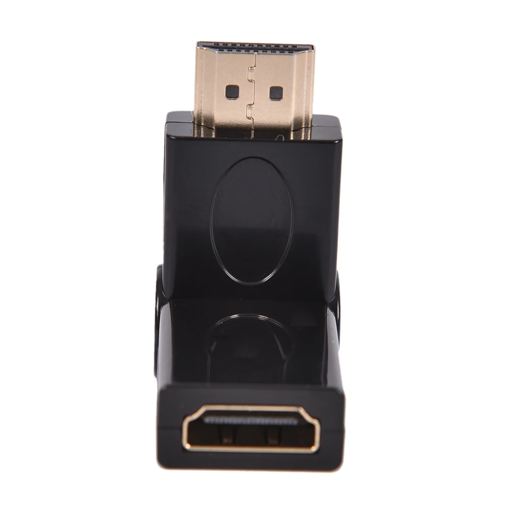 Портативный Micro HDMI папа к Женский 180/360 градусов вращающийся 90 правый угол адаптер