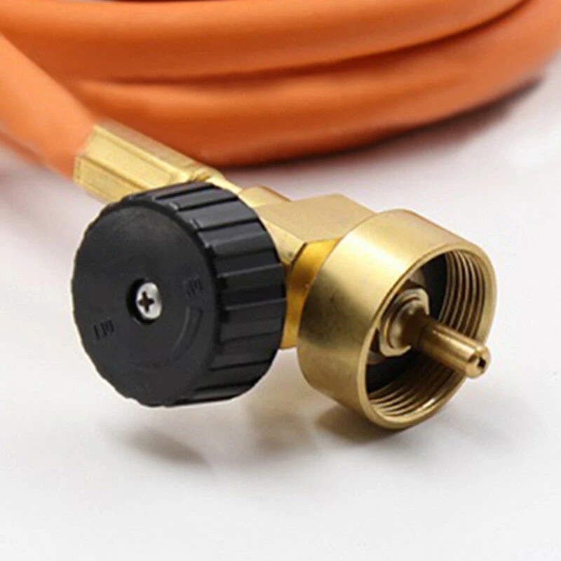 Liquefied Gas Welding Torch Oxygen-free Welding Heating Gun Plumber Soldering Gas Gun Torch with 1.5m Hose