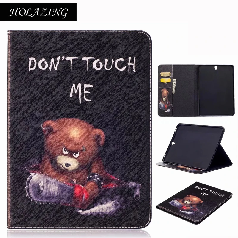 

HOLAZING Fashion Design Case For Samsung Galaxy TAB S3 9.7 T820/T825 PU Leather Flip Tablet Shell Cover