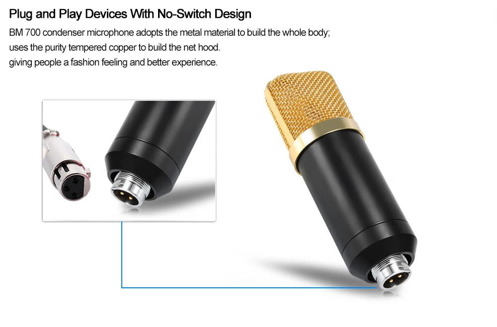BM 700 Condenser Microphone 4