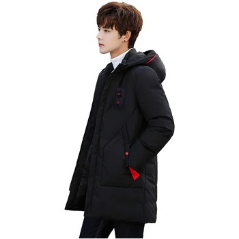 

2019 Men Winter Casual New Hooded Thick Padded Jacket Zipper Slim men And Women Coats Men brand Outwear Warm Y994130