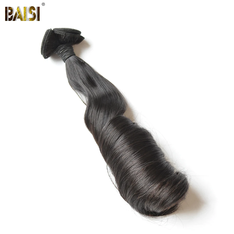 Байси бразильский натуральные волосы расширение Надувной вьющиеся Funmi волосы Remy Ткань Бесплатная доставка