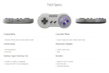 Official 8BITDO SNES30 Bluetooth Wireless Controller Support Switch Android MacOS font b Gamepad b font