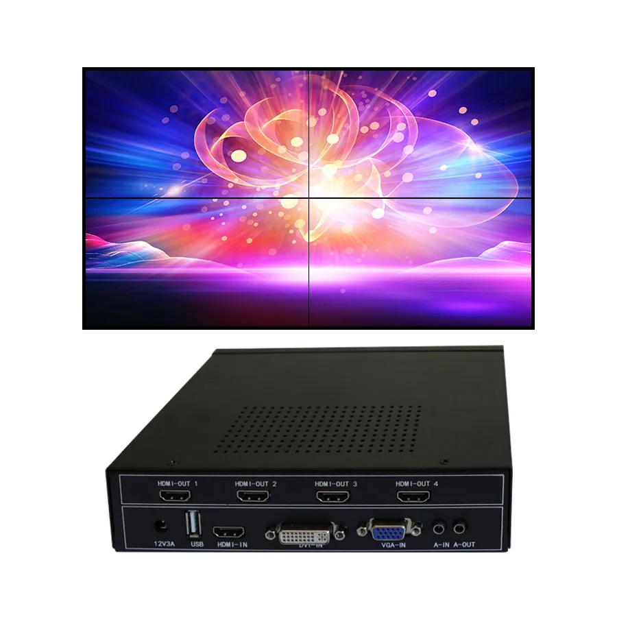 video wall controller for diy 2x2 tv video wall displayin Home Theatre