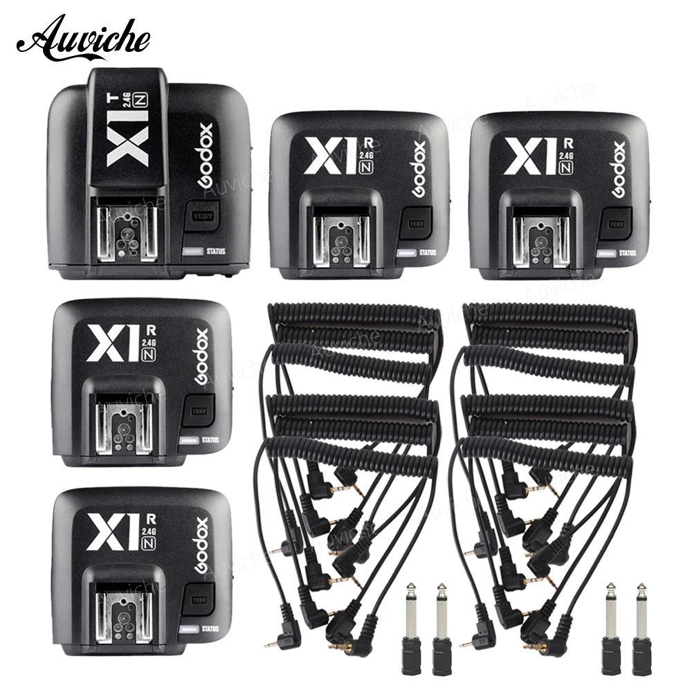 

Godox X1N 2.4GHz TTL Wireless Transmitter and Receiver Trigger Set For Nikon D800 D700 D300 D200 D100 D3X D3 D2X D2H D1H D1X