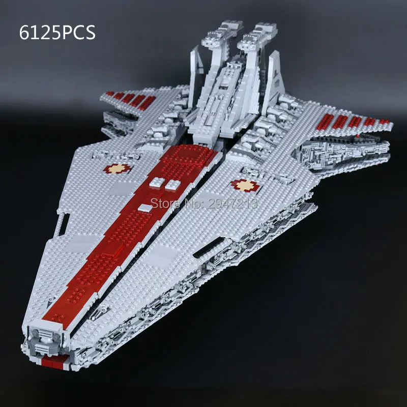 

compatible LegoINGlys Star Wars series Building Blocks UCS Republic Cruiser MOC Model leprosy figures brick toys for Children
