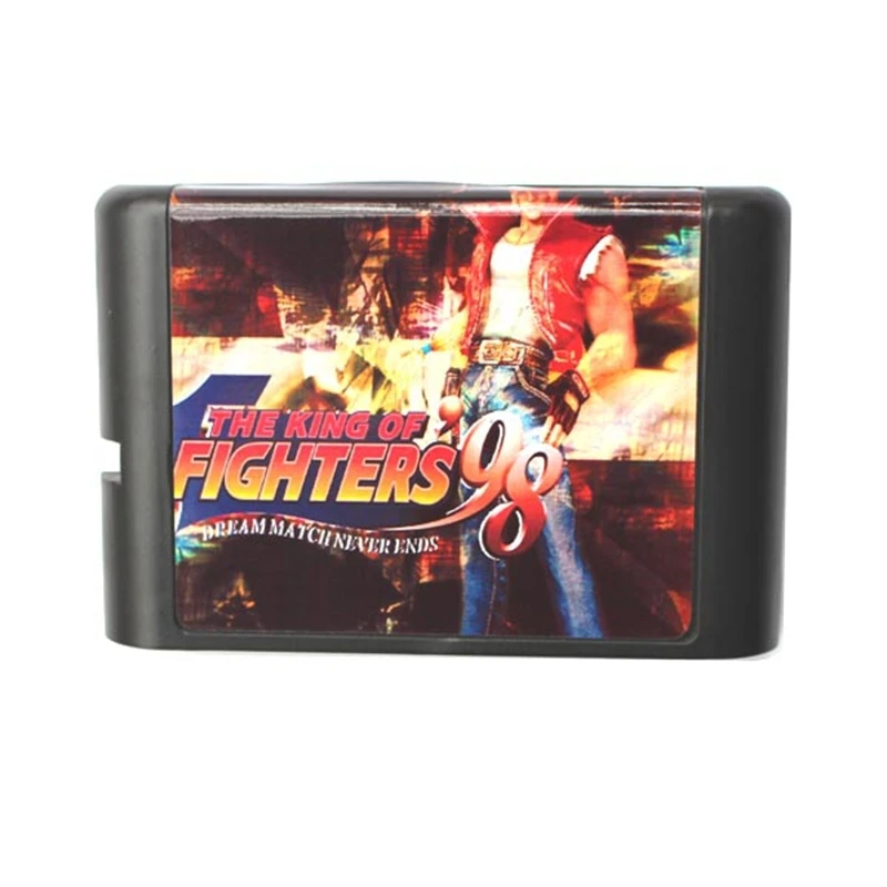 Sega MD карточная игра обувь для костюмированных вечеринок в стиле King Of Fighters 98 16 бит