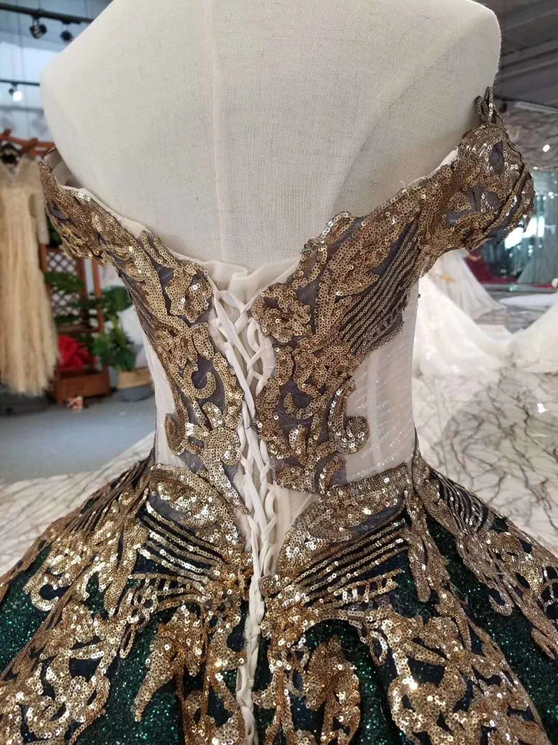 LSS167 Роскошные блестящие платья в Дубае женские вечерние с открытыми плечами