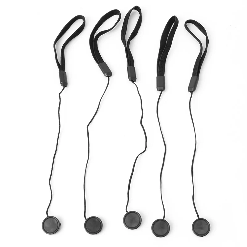 

5pcs Lens Cap Cover Keeper Holder String Leash Strap For Camera Nikon Canon Sony