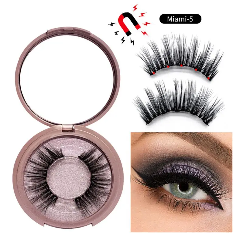 New Liquid Eyeliner+ Magnetic False Eyelashes+ Tweezer Set Makeup Long Lasting for False Eyelashes dropshipping - Цвет: 06