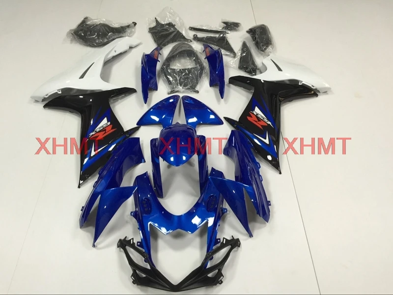 Для GSXR750 2011- K11 обтекатель GSXR750 2013 обтекатели GSXR 750 2011 синий черные белые обтекатели - Цвет: injection moulding