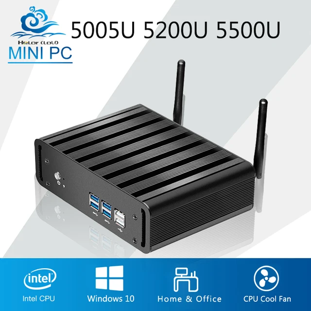 Best Value Windows 10 Mini Computer Core i3 5005U i5 5200U i7 5500U Mini PC DDR3 RAM Computer office HDMI VGA Desktop HD Graphics 5500 WIFI