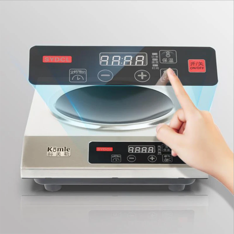

High Power Concave Electromagnetic Cooker Commercial Household Induction Cooker 3500W Flat Meal Soup Cookware FGH3.5KW