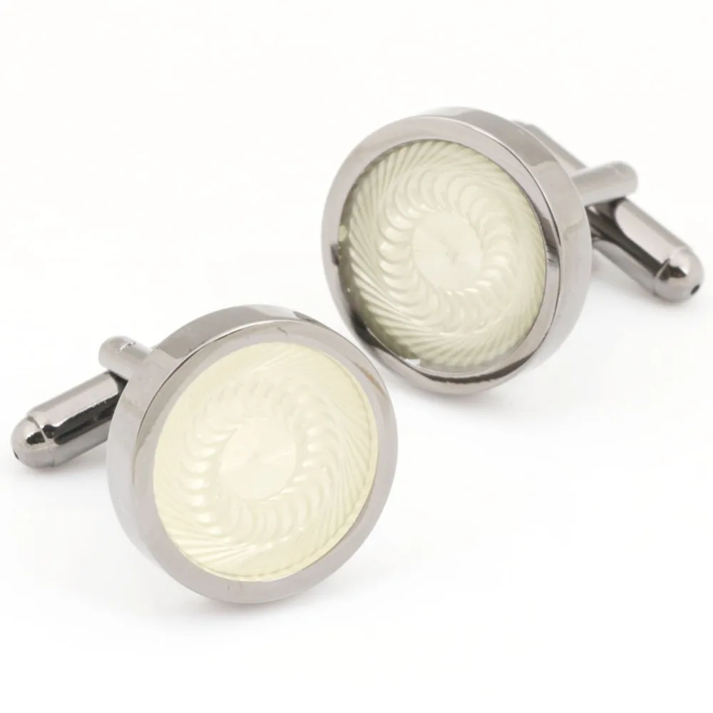 

Promotion! Cufflinks men silver color copper material for men