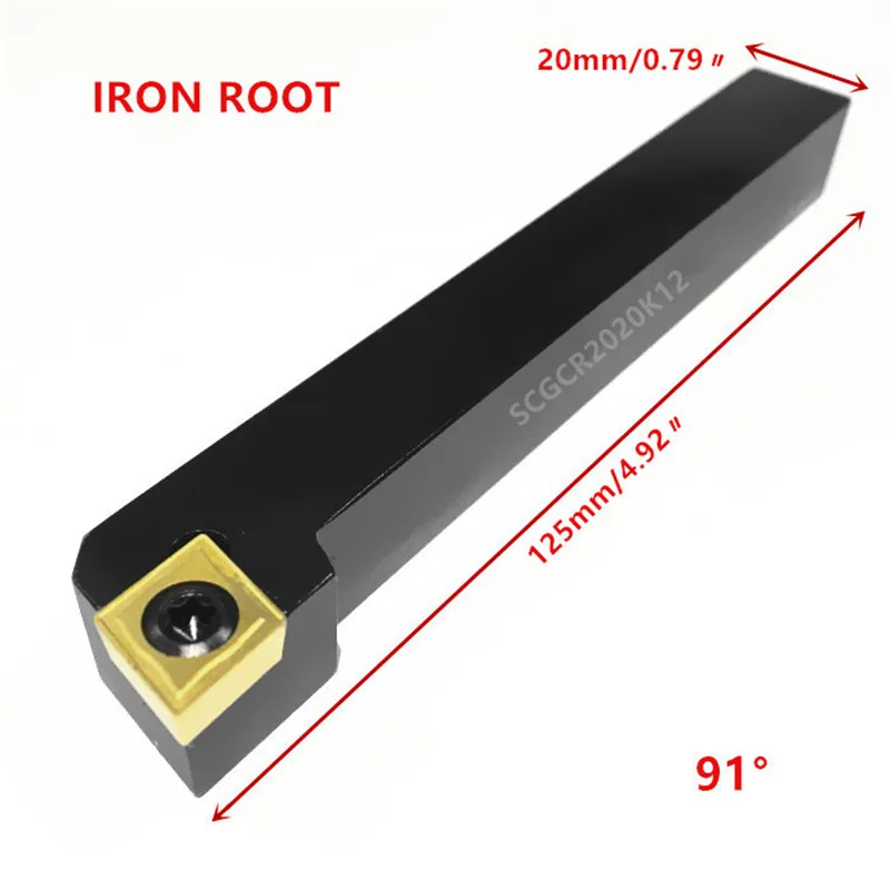SCGCR/SCGCL 16 мм 20 мм 25 мм 32 мм резец для наружной обточки держатель фреза для токарного станка с ЧПУ