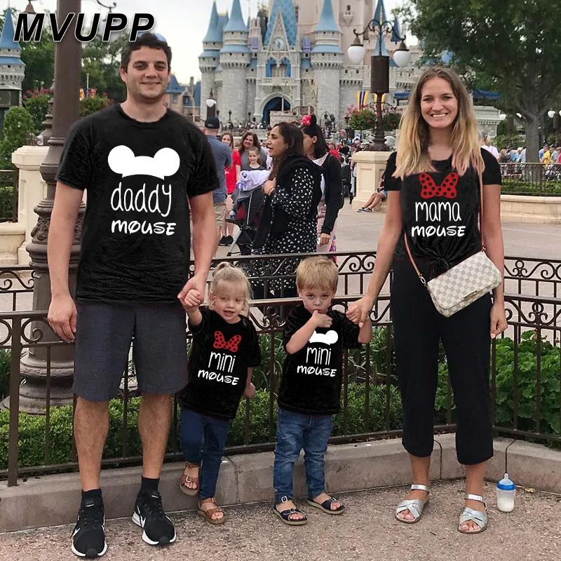 Mini Mouse Outfits-Look Nmd Matching Daddy Family t-Shirt Mommy Mama Girl Me And Cartoon