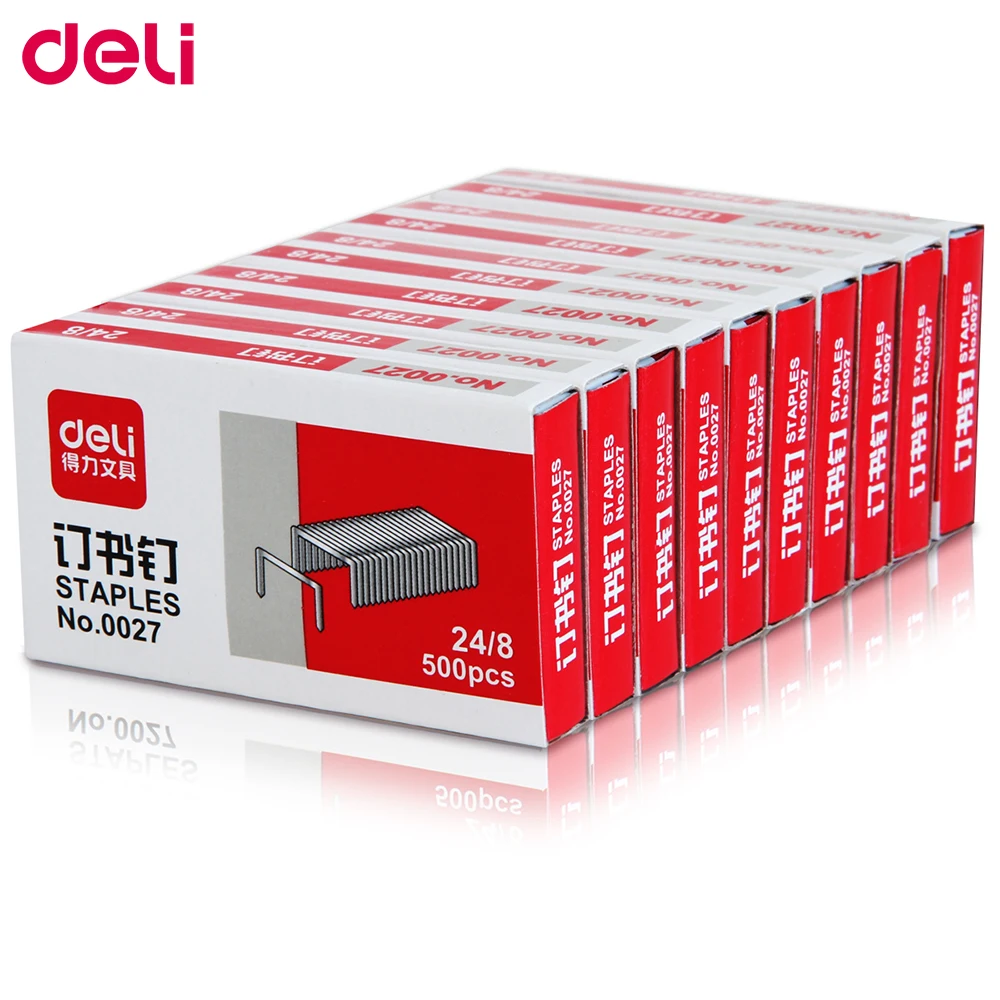 1 шт. скобы для степлера 24/8 500 в коробке|deli staples|stapler staplesstaples stapler |