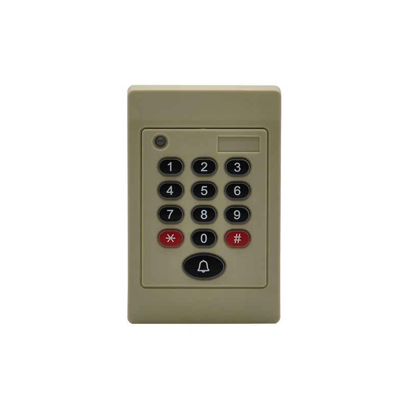 

ST-D02 STAR product waterproof keyboard type Weigand26/34 interface 125KHz Access Control Id Card Reader