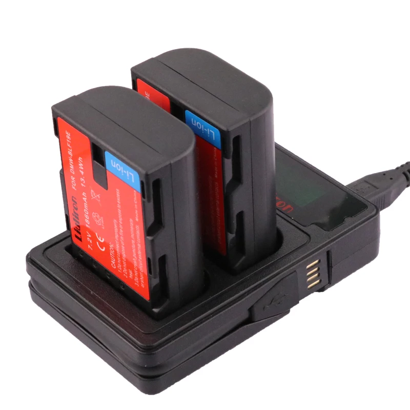 DMW-BLF19 DMW-BLF19E DMW BLF19PP DMW BLF19 BLF19E батарея+ ЖК-дисплей двойной зарядное устройство для Panasonic Lumix GH3 GH4 GH5 G9