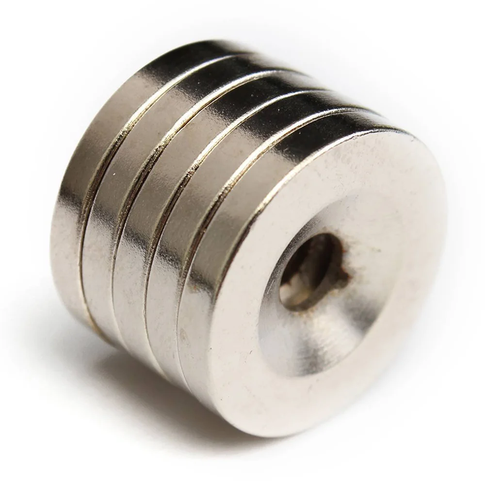 

5Pcs N52 Disc Magnets Neodymium Rare Earth Magnet Magnetic 20x3mm with Hole 5mm