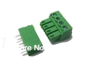 

2EDG-5.08-4P + 2EDGV-5.08-4P 2EDG 2EDGV 4Pin Straight Pin Plug-in Screw Terminal Block ROHS Splice (10pcs/lot)