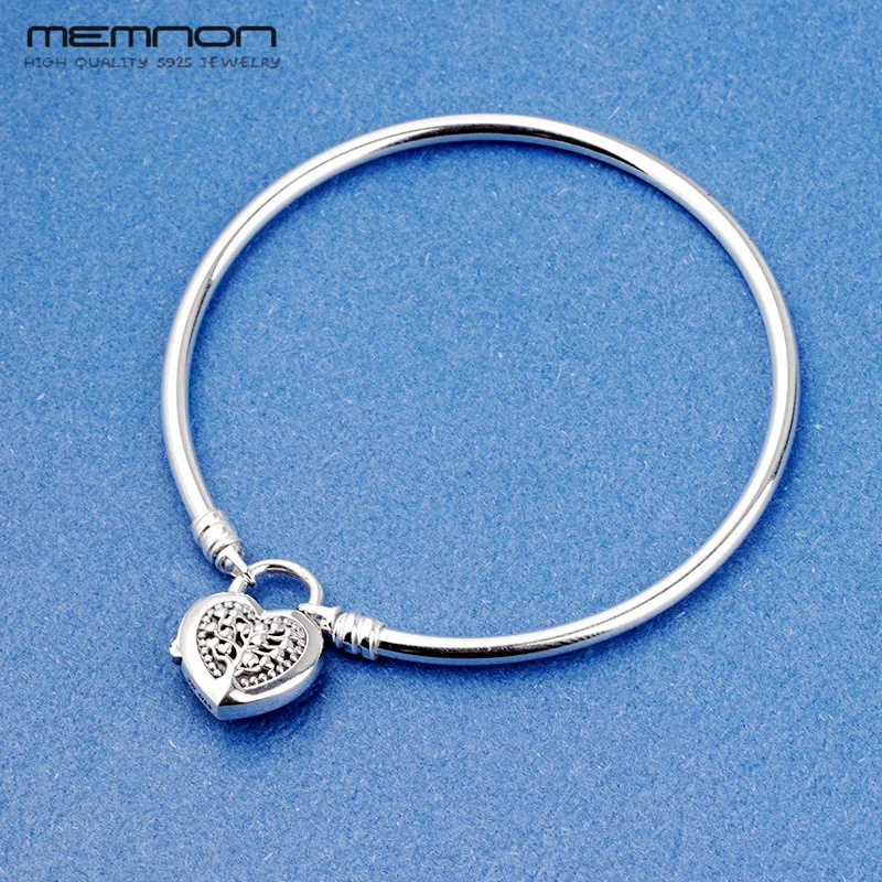 

Limited Edition Moments Silver Bracelets with Flourishing Heart Padlock fit 925 sterling silver charms beads DIY for women gift