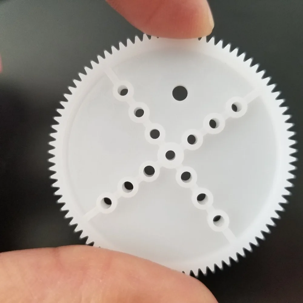 5pieces/bag K988b Plastic 90T Middle Hole Diameter 2mm Gear Sale at a Loss France