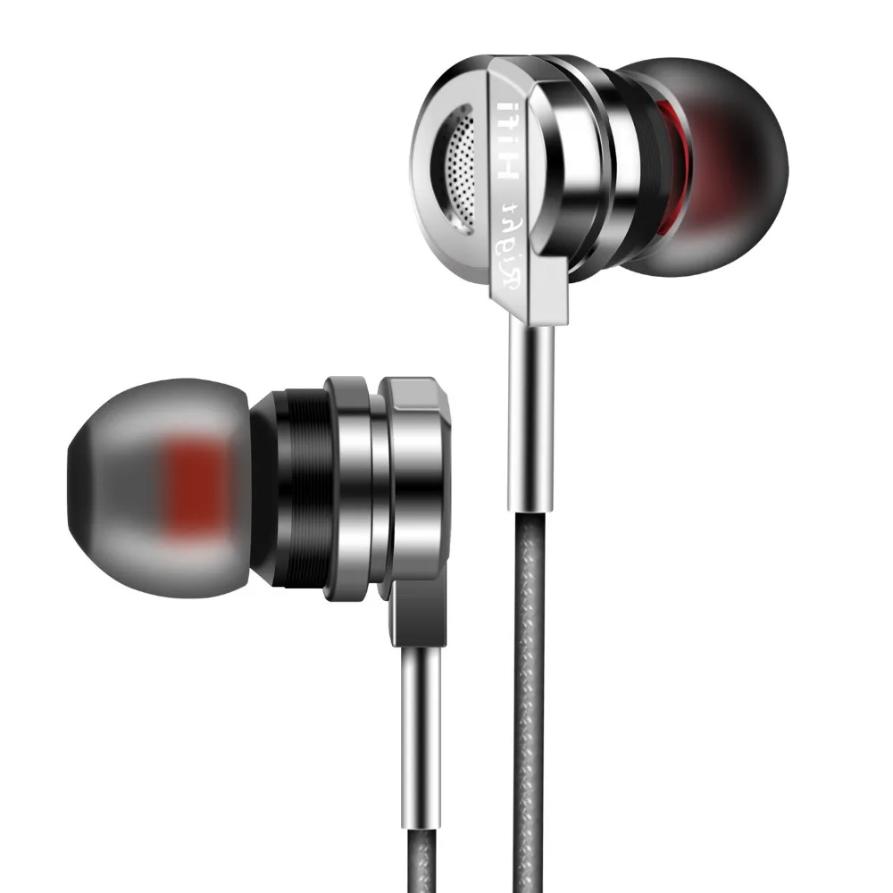 Original D05 Metal wired Earphone Headphone Earbuds ... apple headphone stereo wiring 