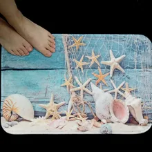 Ванная комната индивидуальный коврик Морская звезда печатных гостиная напольные коврики коврик для кровати комнаты противоскользящие Tapete