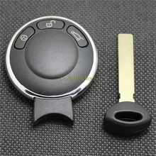Чехол для ключей PINECONE для BMW MINI COOPER M серии Key 3 кнопки Uncut Blade пульт дистанционного управления замена нового ключа оболочки крышки 1 шт. без логотипа
