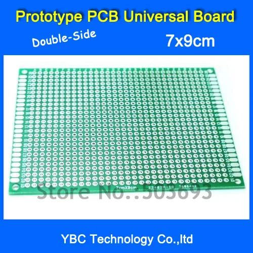 Бесплатная доставка 10 шт./лот 7x9 см Дважды сторона Прототип PCB универсальный совет для DIY