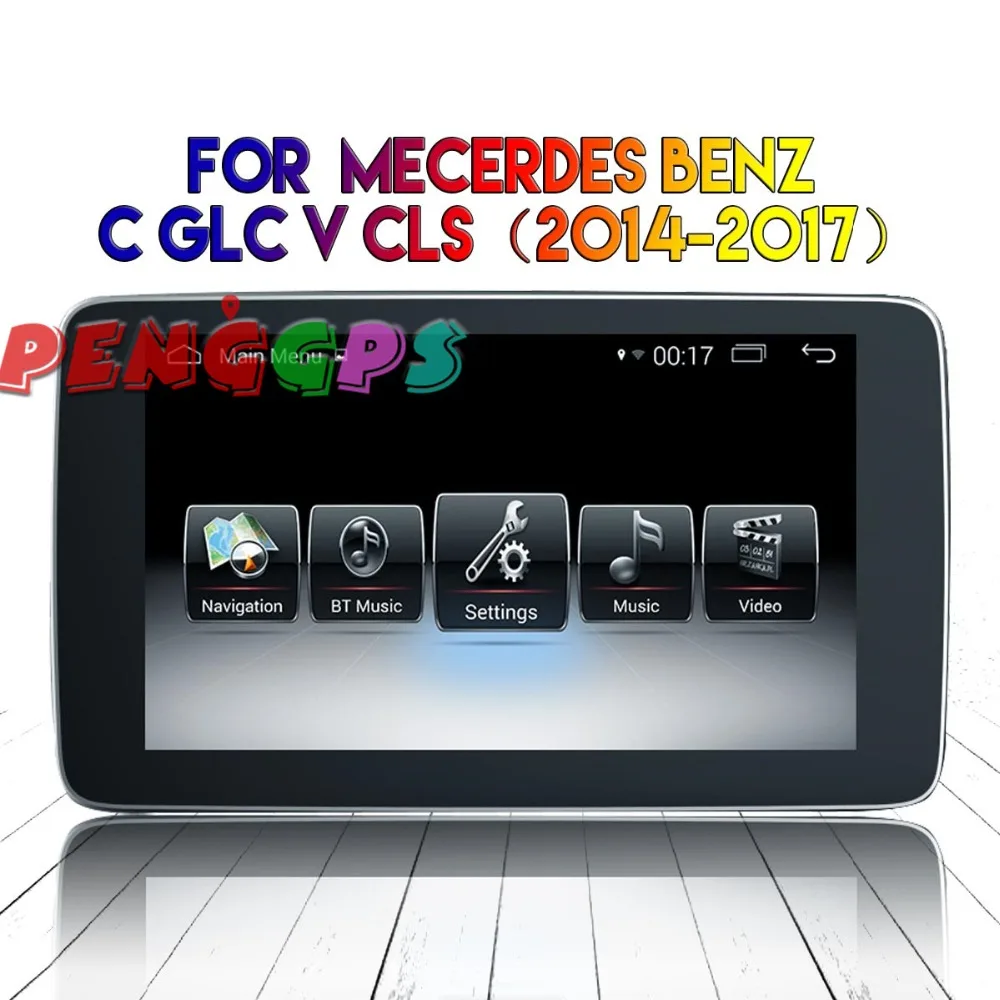 Android Car Radio Stereo GPS Headunit for Mercedes Benz C GLC V CLS 2014 2015 2016 2017 DVD Player Audio Satnav Multimedia | Автомобили и