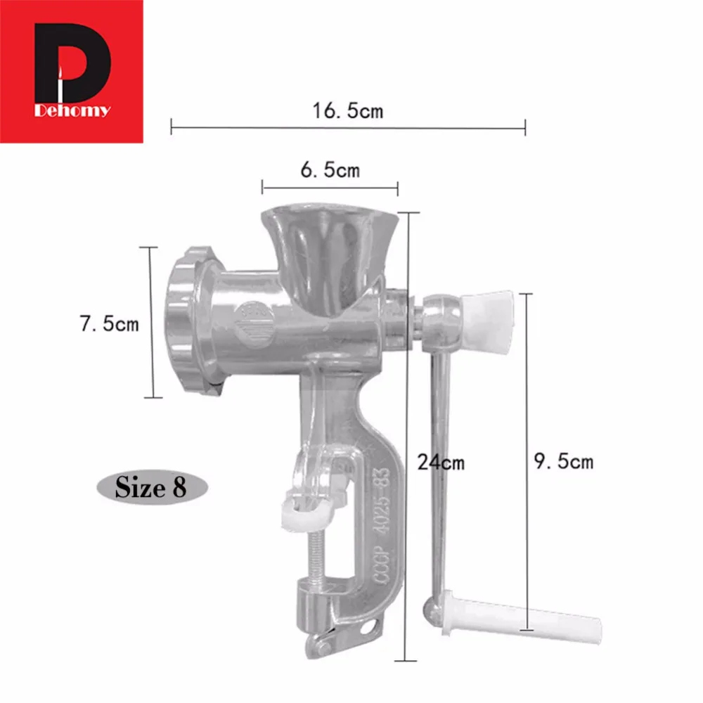 Dehomy ручная мясорубка DIY Мясорубка настольная рукоятка инструмент для кухни инструменты для приготовления пищи колбаса шприц Мясорубка кухонный комбайн
