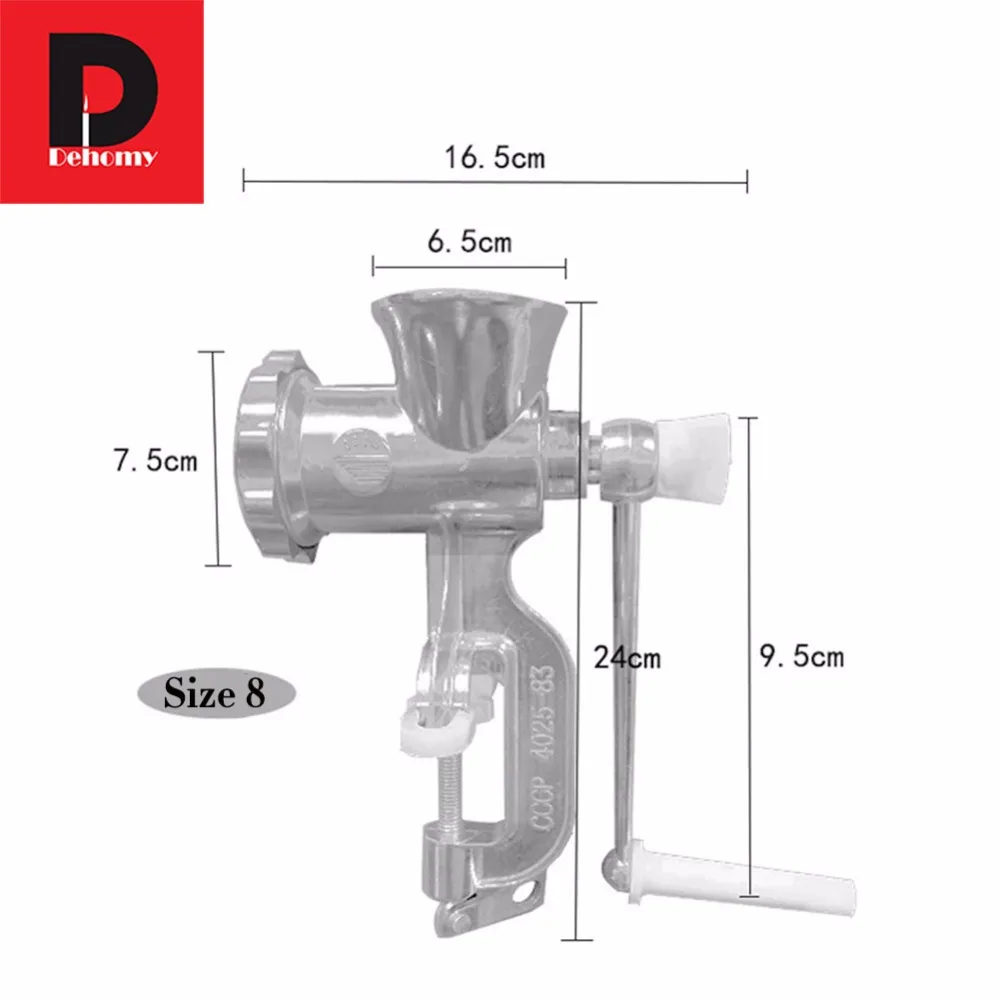  Dehomy Manual Meat Grinder DIY Mincer Table Hand Crank Tool for Kitchen Cooking Tools Sausage Stuff - 32859619771