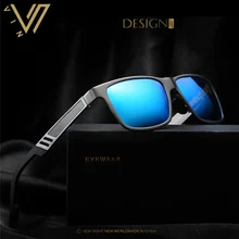 Gafas de Sol Polarizadas de los hombres Gafas de Sol de Espejo De Aluminio Cuadrado Gafas Gafas Accesorios Para Hombres Mujeres Oculos gafas de sol
