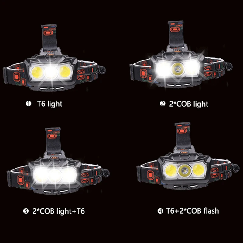 Litwod Z30 светодиодные фары XM L T6 COB супер яркий светодиодный фонарик 18650