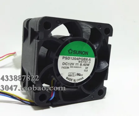 

Free Shipping SUNON PSD1204PQBX-A 4028 40mm 12V 8.4W R210 server fans 0T705N 0N229R