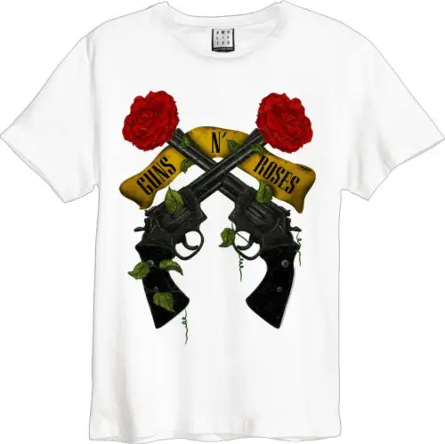 Увеличенное изображение Guns-N-ROSES N ROSES SHOOTING ROSES белая футболка